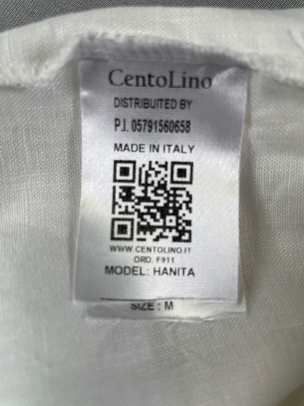 Cento Lino 100% Linen Made in Italy White Elastic Waist Trousers Size Medium - Picture 7 of 9